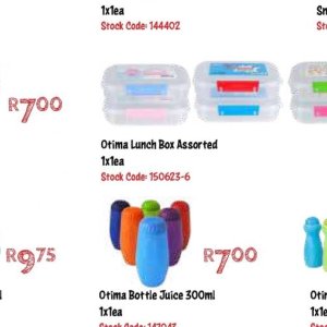 Lunch box at Africa Cash and Carry