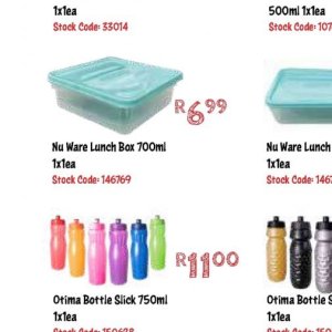 Lunch box at Africa Cash and Carry