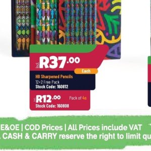 Pencils at Africa Cash and Carry