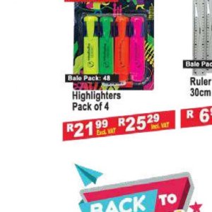 Highlighters at Africa Cash and Carry