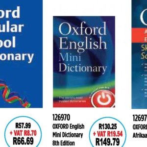 Dictionary at Africa Cash and Carry