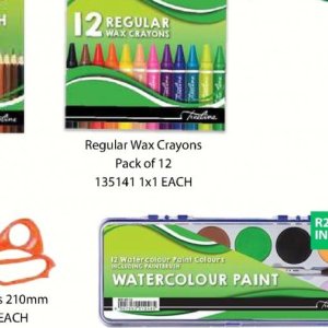 Wax crayons at Africa Cash and Carry