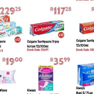 Toothpaste colgate  at Africa Cash and Carry