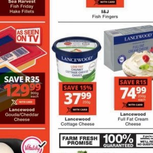 Cottage cheese at Checkers