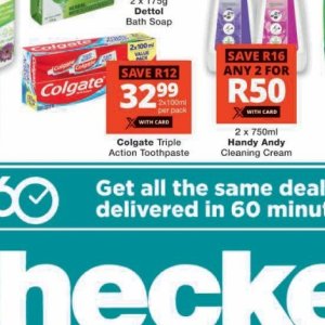 Toothpaste colgate  at Checkers