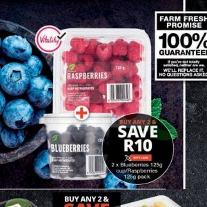 Raspberries at Checkers