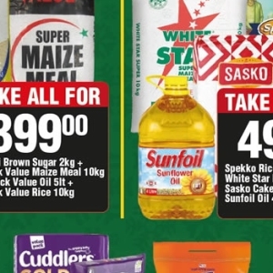 Sunflower oil at Check Star