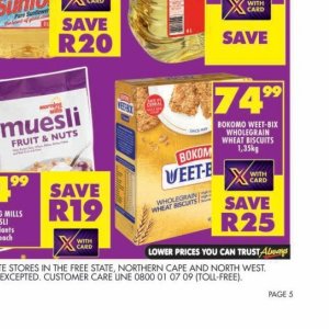 Biscuits at Shoprite