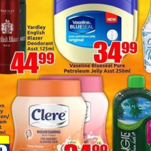 Petroleum jelly at Three Star Cash and Carry