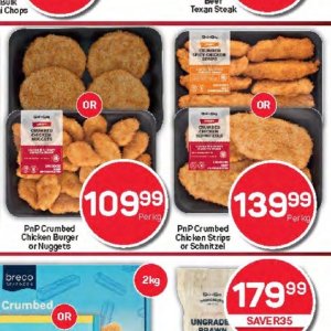 Schnitzel at Pick n Pay Hyper