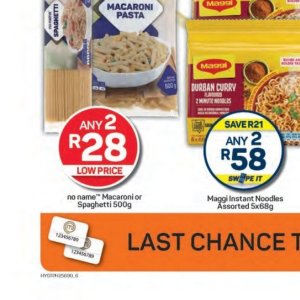 Spaghetti maggi  at Pick n Pay Hyper