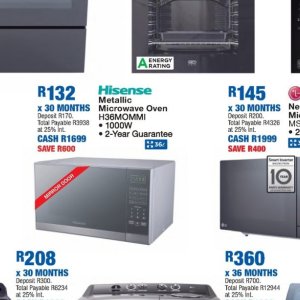 Microwave oven at OK Furniture