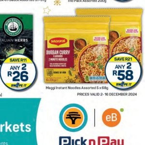 Noodles at Pick n Pay Hyper