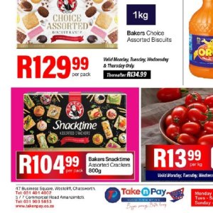 Crackers at Take n Pay