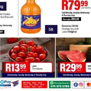 Tomatoes at Take n Pay