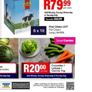 Cucumbers at Take n Pay