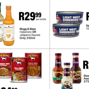 Sauces at Take n Pay