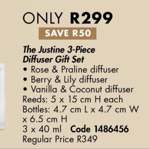 Gift set at Justine