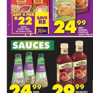 Sauces at Shoprite