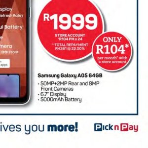 Battery at Pick n Pay Hyper