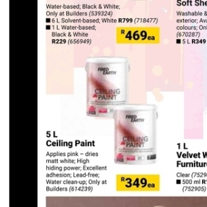 Paint at Builders Warehouse