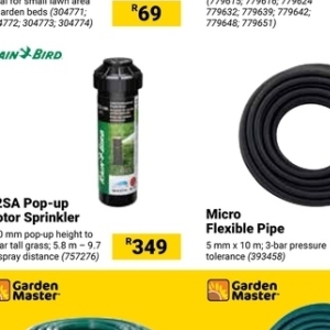 Flexible pipes at Builders Warehouse