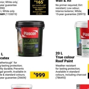 Paint at Builders Warehouse