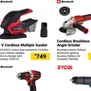 Grinder at Builders Warehouse