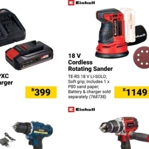 Orbital sander at Builders Warehouse