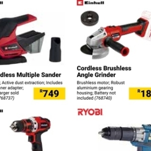 Grinder at Builders Warehouse