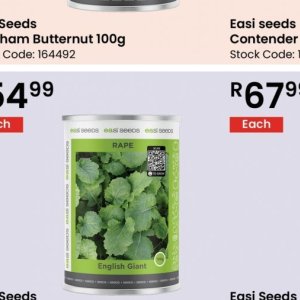 Seeds at Africa Cash and Carry