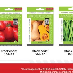 Seeds at Africa Cash and Carry