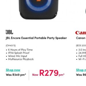 Portable speaker at Teljoy