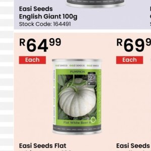 Seeds at Africa Cash and Carry