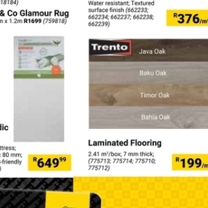 Flooring at Builders Warehouse