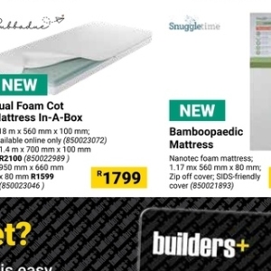 Cover at Builders Warehouse