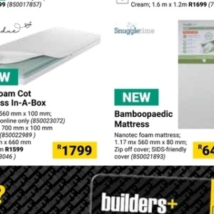 Cover at Builders Warehouse