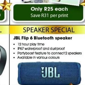 Bluetooth speaker at Foto First