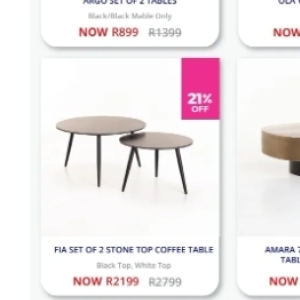 Table at Decofurn