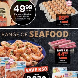 Seafood at Checkers Hyper