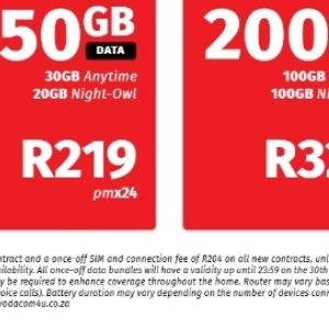 Router at Vodacom4U