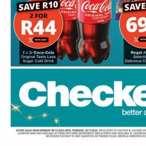  Coca Cola at Checkers Hyper