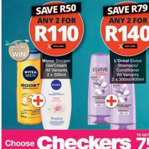 Shower gel nivea  at Checkers Hyper