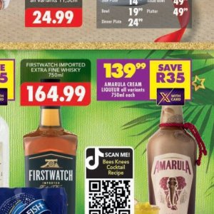 Liqueur at Shoprite