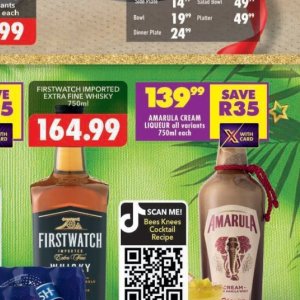 Liqueur at Shoprite