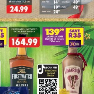 Liqueur at Shoprite