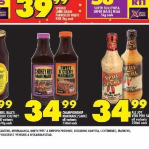 Marinade at Shoprite