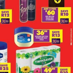 Petroleum jelly at Shoprite