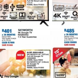 TV set at OK Furniture