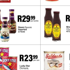 Sauces at Take n Pay